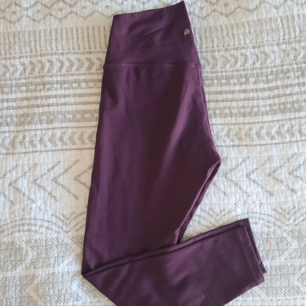 P'tula Danielle Luxe leggings in midnight plum size Medium